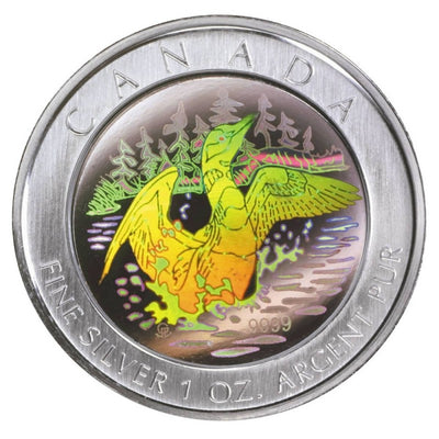 2001 1/4oz Pure Gold Hologram Coin - Maple Leaf Hologram – Canada