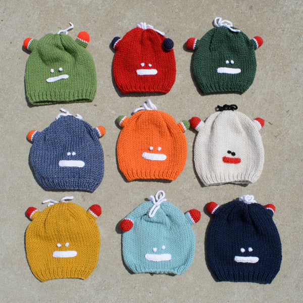 Sierra Socks Kids Beanie Hat, Frog Shaped Benie for Babies, Winter Warm Hats for Unisex Kids