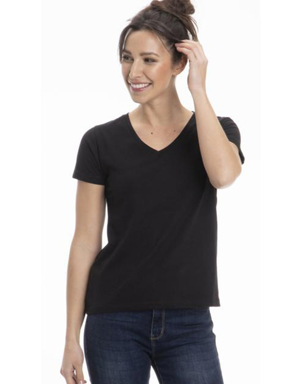 Women's Classic Cotton V-Neck T-Shirts - Versatile and Comfortable in ...