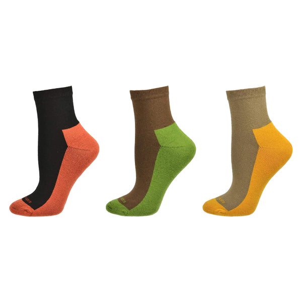 Sierra Socks Low Cut 1-3 Pair Pack Socks, Women's Sport Quarter Shortie Socks, Gift for Mom 🧦