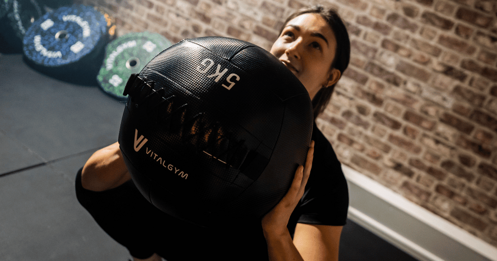 Vital Gym Exercise Wall Balls, including; 2kg, 5kg, and 10kg