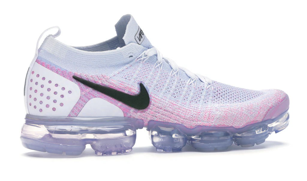 tênis nike air vapormax flyknit feminino rosa