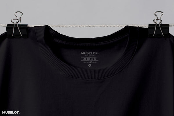 Plain black t shirt for mens online