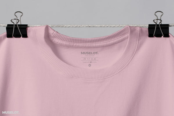 Plain pink t shirt for men online