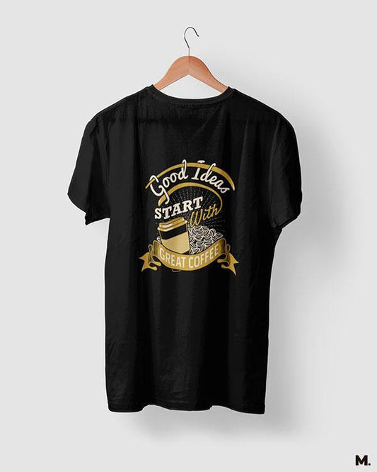 Coffee is the best medicine printed t shirts