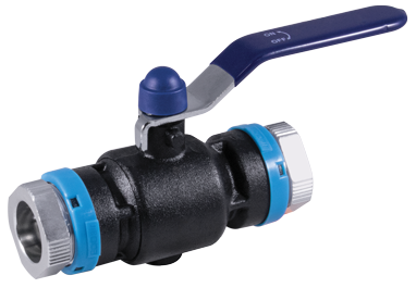 1 1/4" UnipipeAIR In-Line Ball Valve