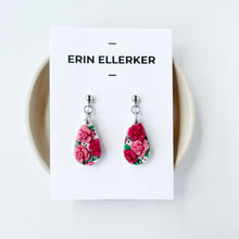Load image into Gallery viewer, Spring Rose Small Dangle Earrings
