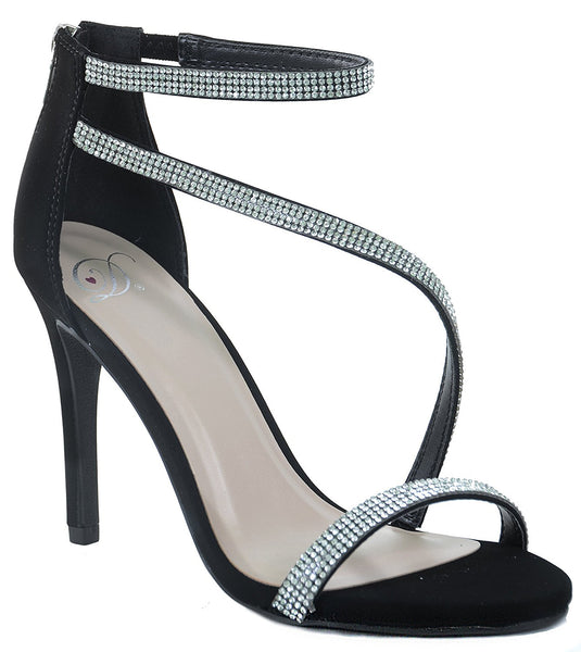 strappy formal heels