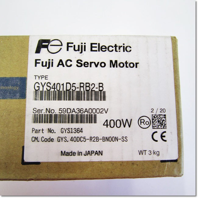 当店限定販売 新品 FUJI 富士電機 GYB401D5-RC2-B サーボモーター