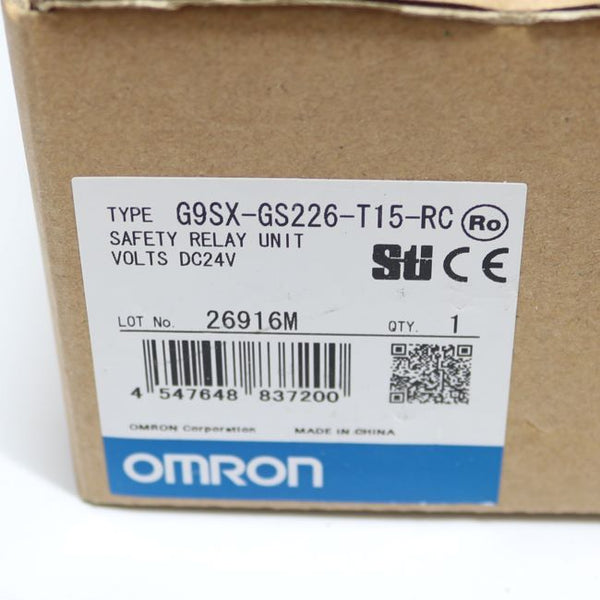 omron セーフティガード・スイッチングユニット 安全出力4点 DC24V ネジ式端子台(正式製品型番:G9SX-GS226-T15-RT - 4