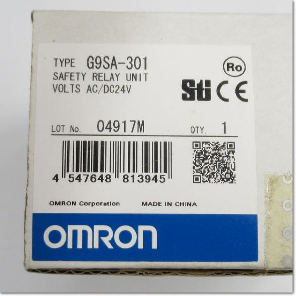 送料0円】 G9SA-301-P 24VDC 新品 180日保証 オムロン OMRON セーフティコントローラ 保証付