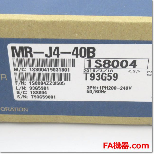 高品質】 e shop kumiサーボアンプ MR-J4-40B SSCNETIII H対応 0.4kW用 三相または単相AC200V?240V 