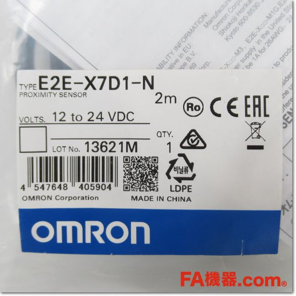 Japan (A)Unused,E2E-X7D1-N 2m スタンダードタイプ近接センサ 直流2線式 シールドタイプ M18 NO,Amplifier  Built-in Proximity Sensor,OMRON