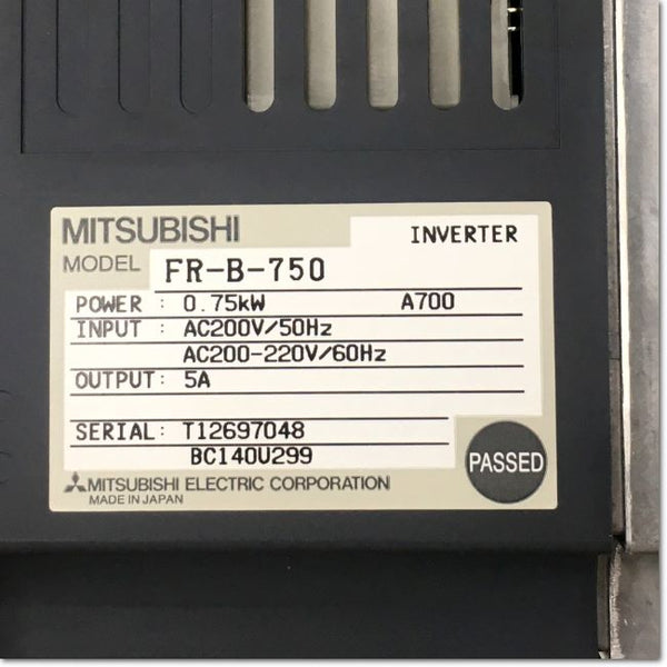 FR-B-750 อินเวอร์เตอร์, MITSUBISHI – Thai.FAkiki.com