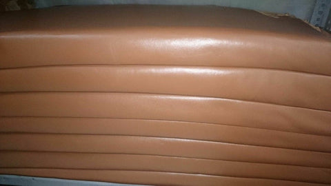 LEATHER 10x10 Natural LEATHER, Dark Tan Leather Sheet, Natural Tan Leather  Skins/dark Natural Lambskin Leather/cc325 