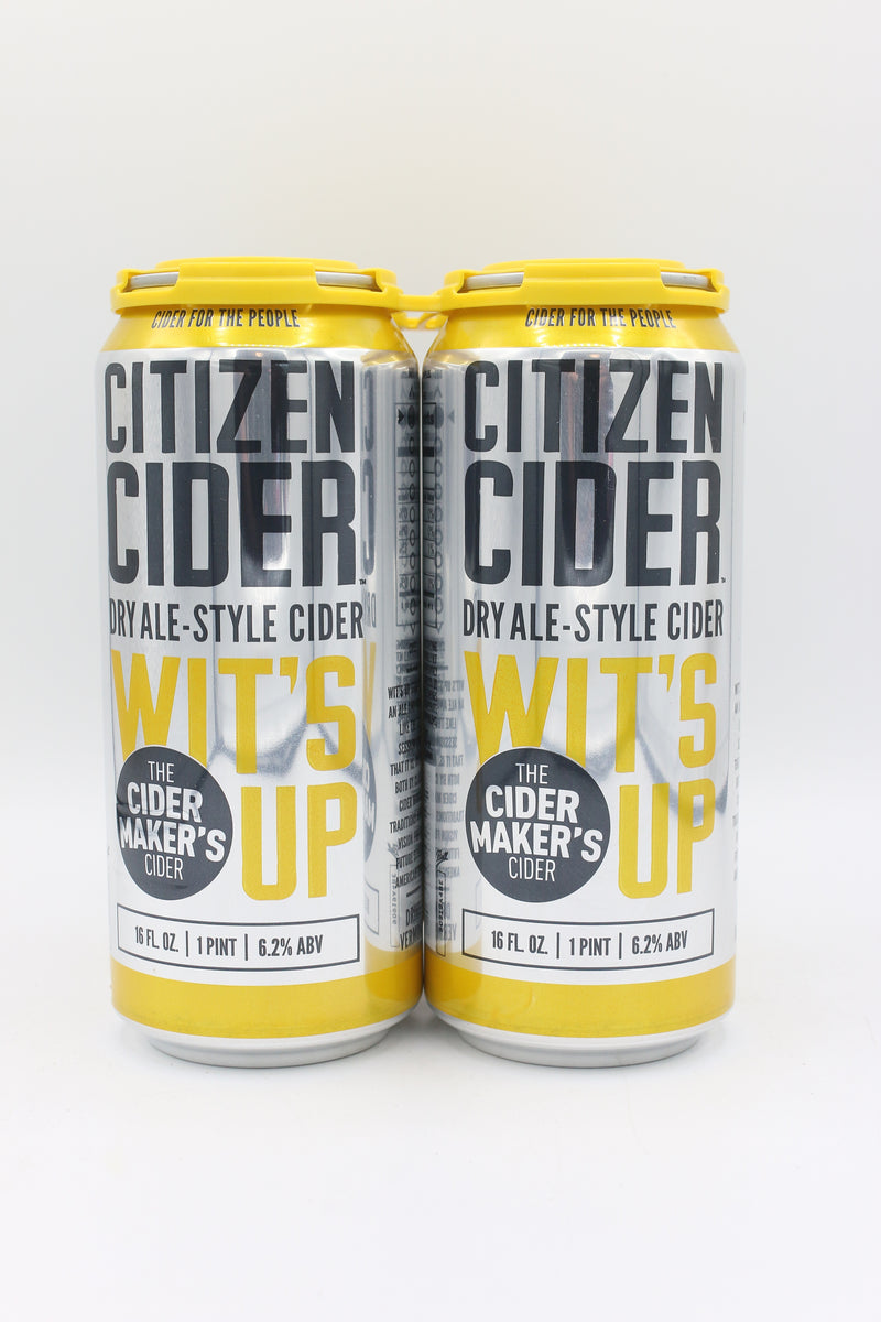 Citizen Cider Wits Up 4pk – Wachusett Wine & Spirits