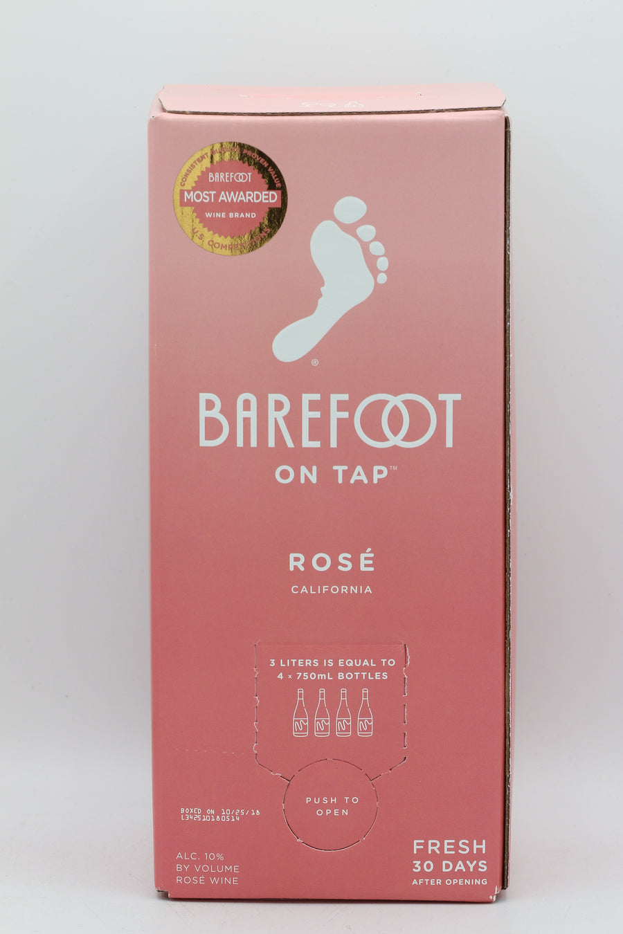 Barefoot Rose 3L Box Wachusett Wine & Spirits