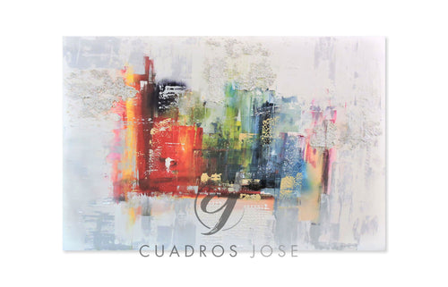 Cuadro al Óleo Marina Pueblo Pescador – Cuadros José