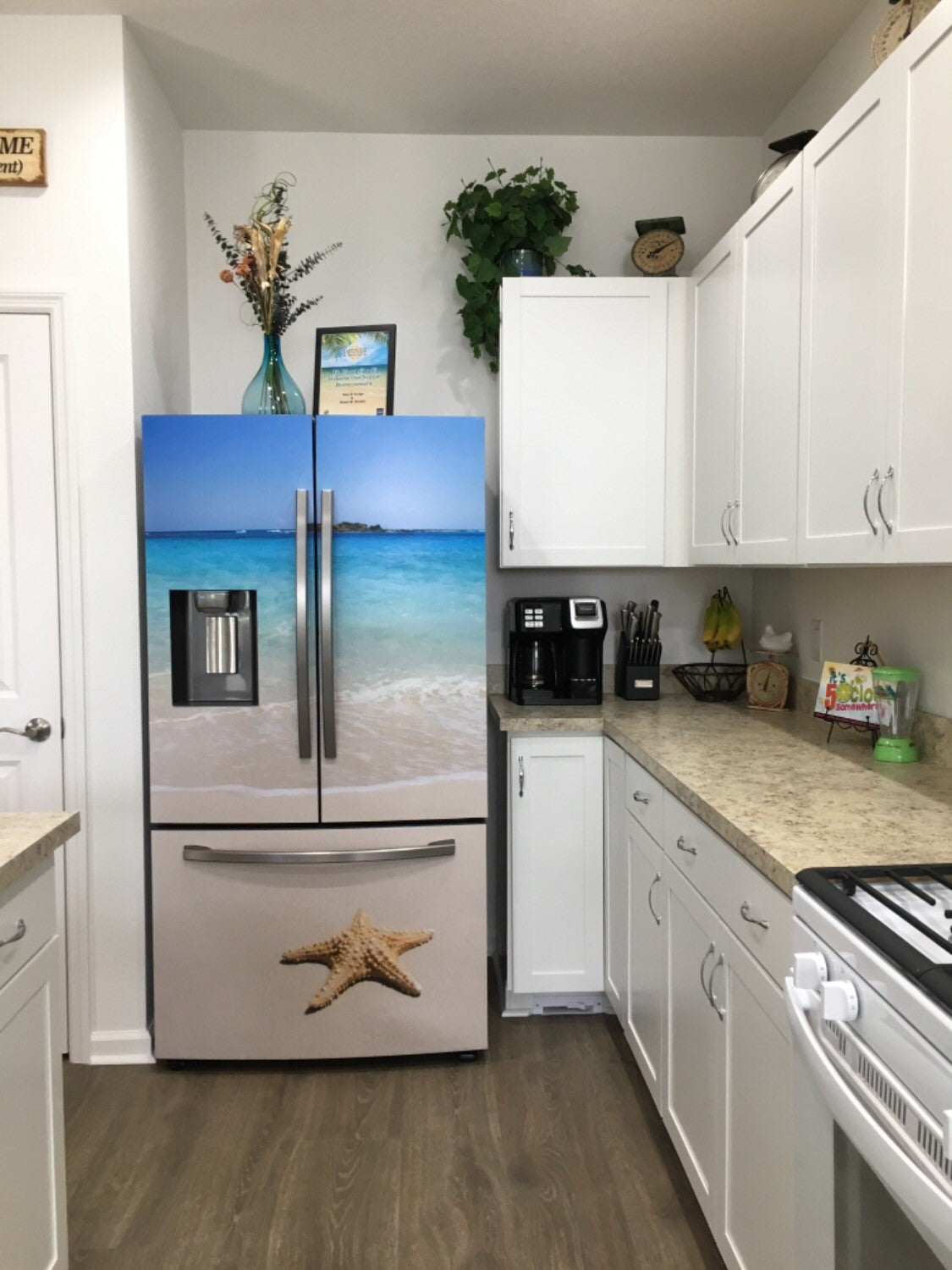 Magnetic Coral Fish Cover Wraps for How to change my fridge door look –  Best Appliance Skins