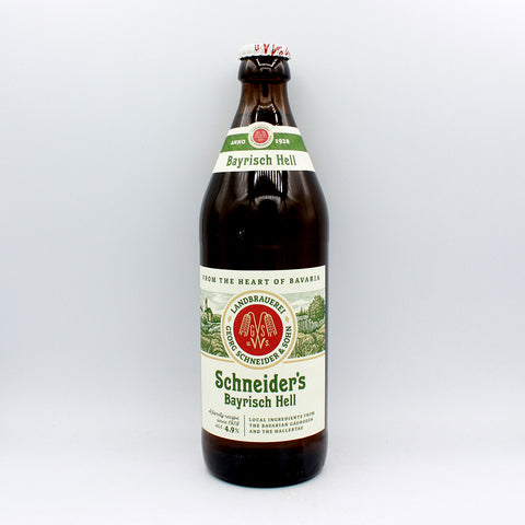 Schneider’s Landbrauerei Helles LandbierBayrisch Hell - Be Hoppy