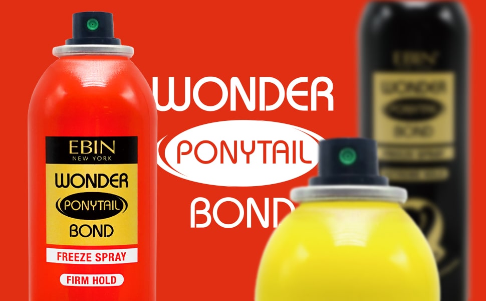 Wonder Ponytail Bond Freeze Spray Extreme Hold 8oz/ 245ml