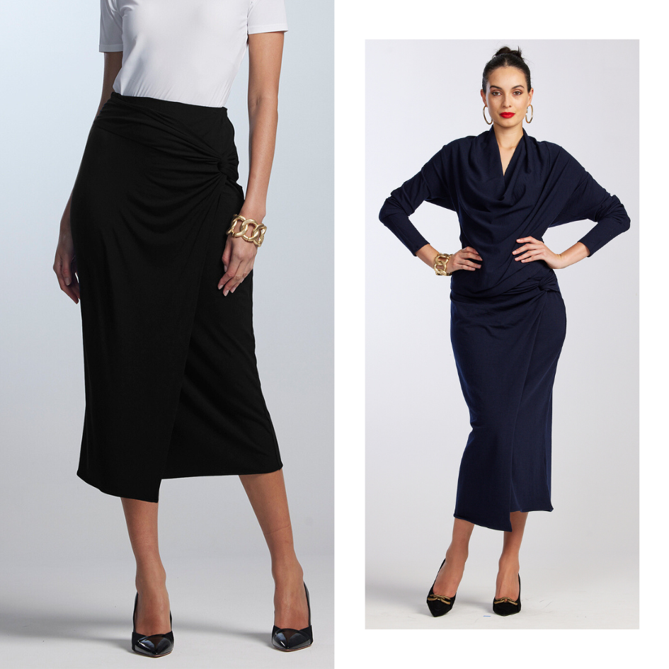 Paula Ryan Merino Twist Skirt