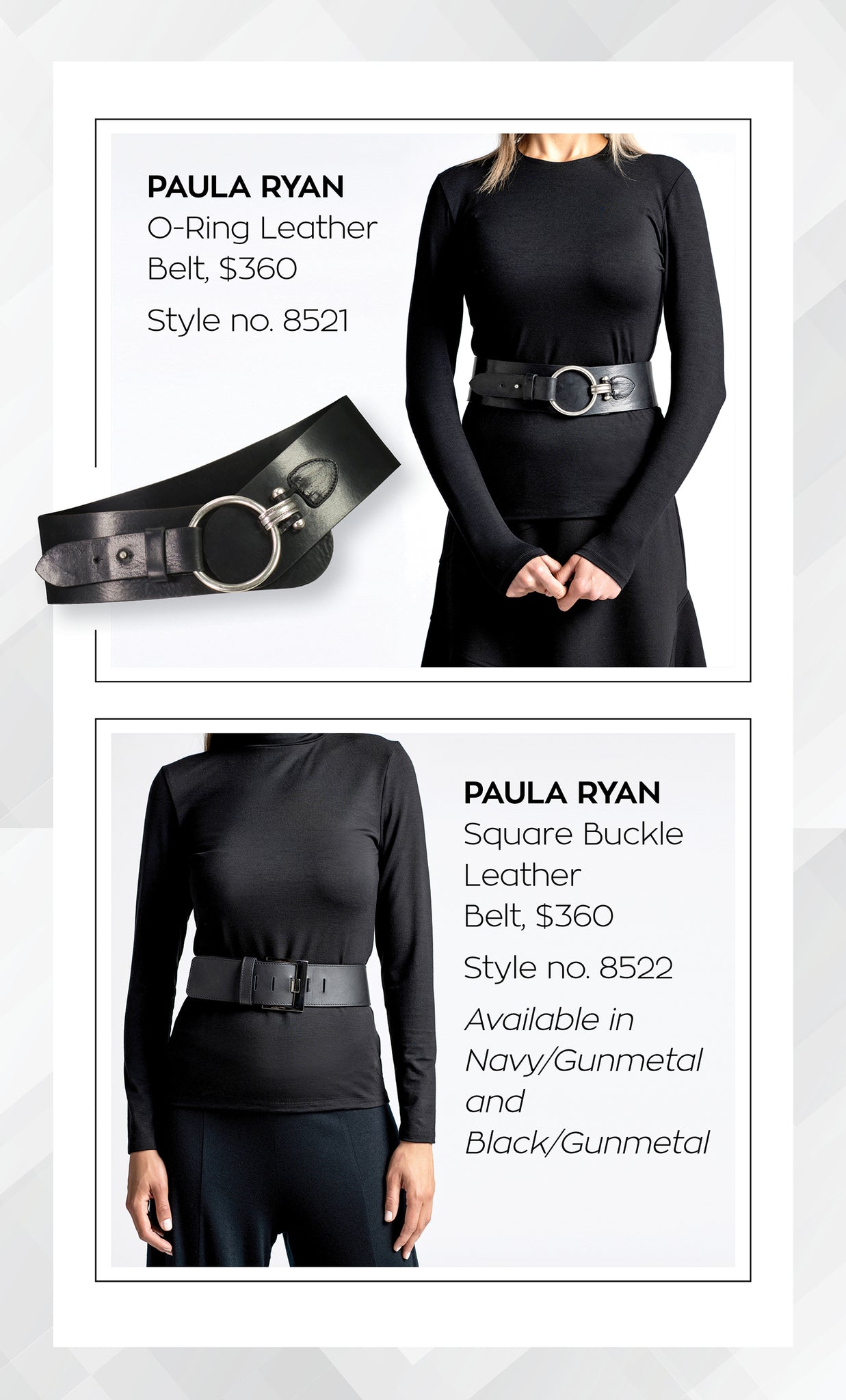 Paula Ryan Leather Belts