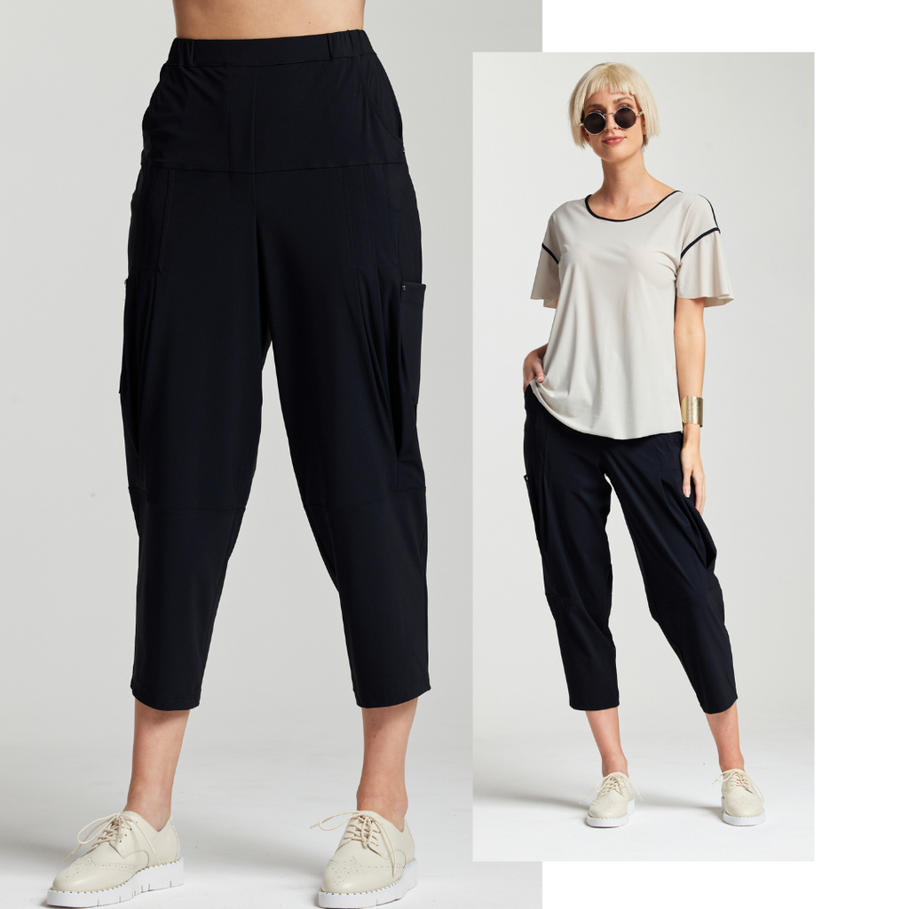 Paula Ryan Tuck Front Basque Pant