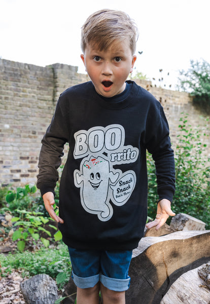 Anything Is Popsicle Kids' Slogan Sweatshirt In Black – Batch1