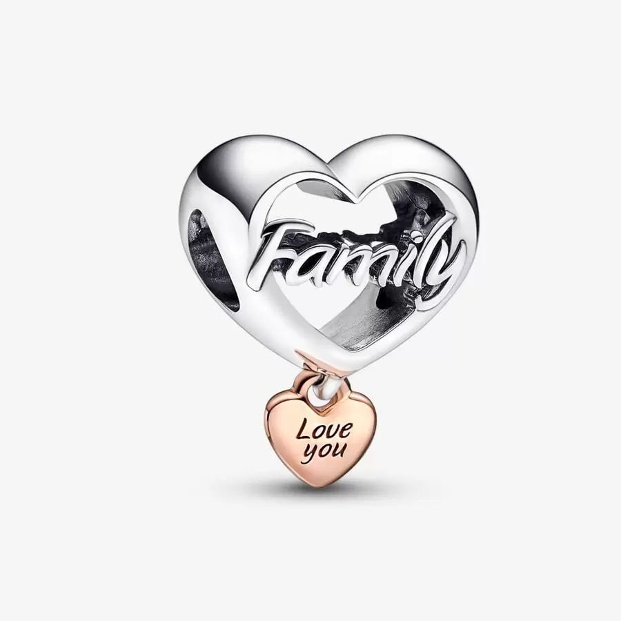 Pandora Family Love Double Dangle Charm 792987C01