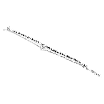 Newbridge Silverware Leaf Link Bracelet