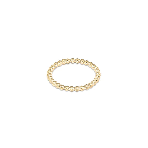 Classic Gold Bead Ring