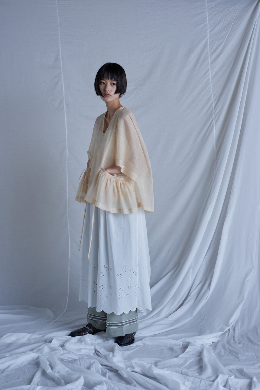 gasa nativevillage 18aw トランプ柄ロングスカート-