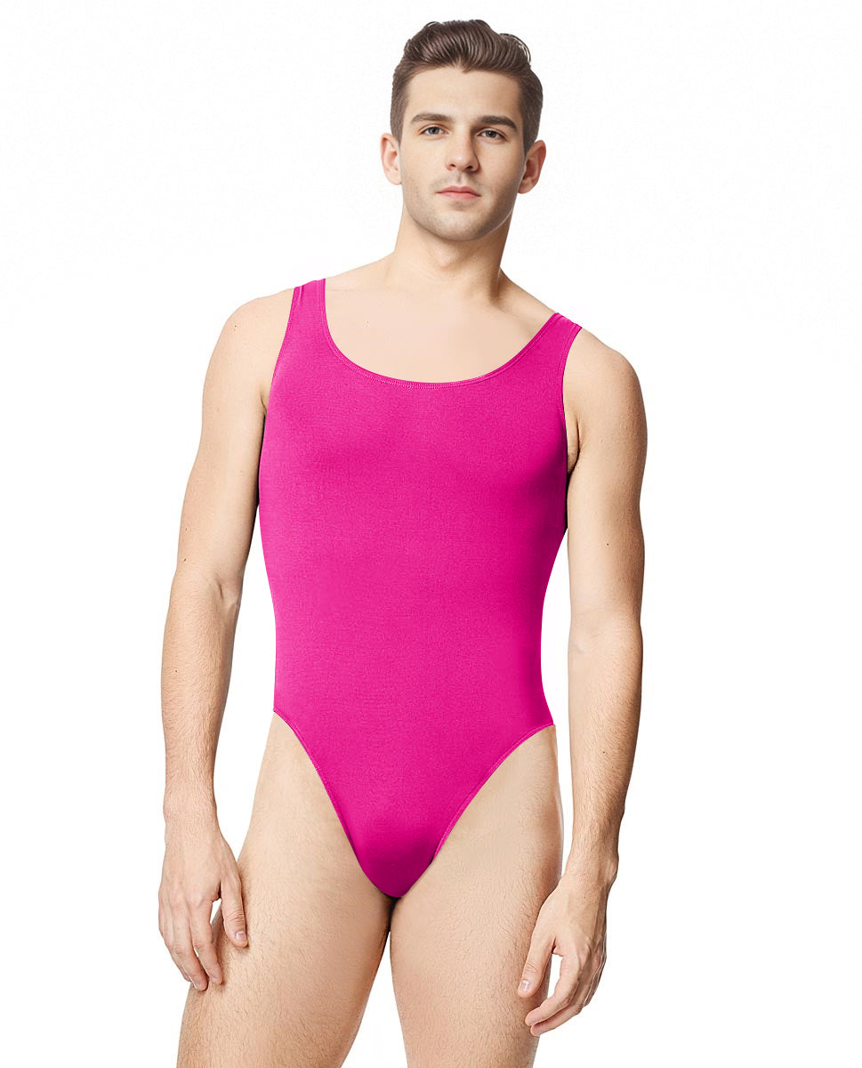 80s Mens Tank Thong Leotard