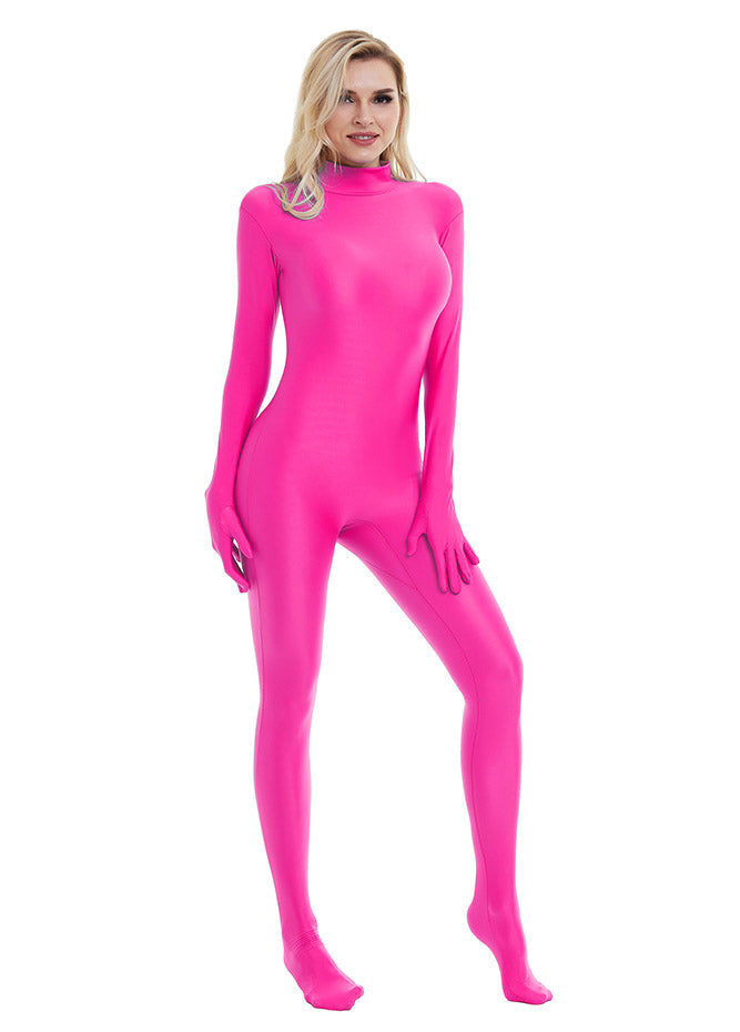 Fuchsia Full Body Suit  Solid Color Full-body Spandex Lycra Original  Zentai Suit