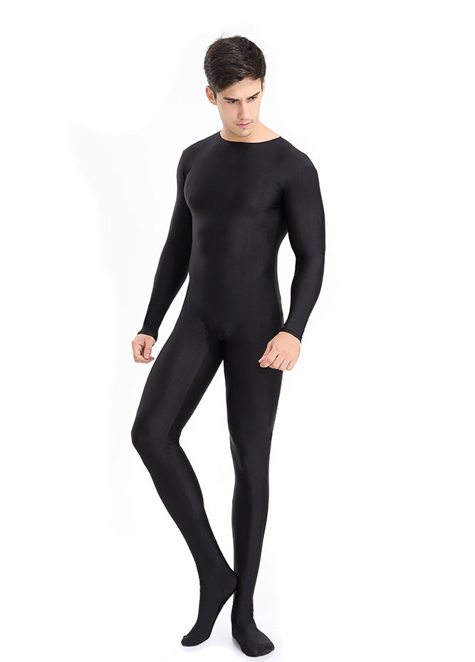 Speerise Mens Turtleneck Spandex Long Sleeve Unitard