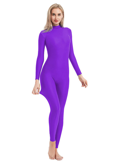 Speerise Ladies Turtleneck Long Sleeve Unitard Zenon Costume