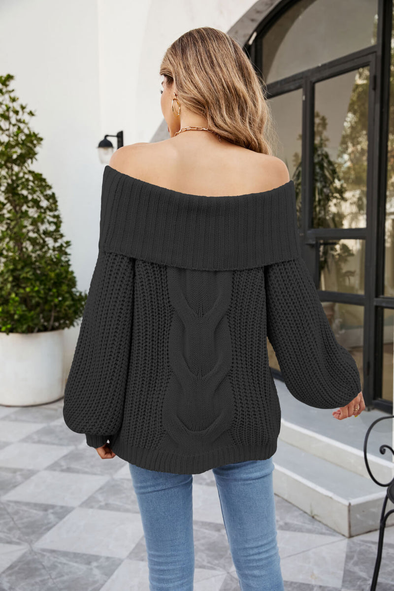 LAYERED OVER SHOULDER KNIT 【期間限定特価】 qlc.co.il