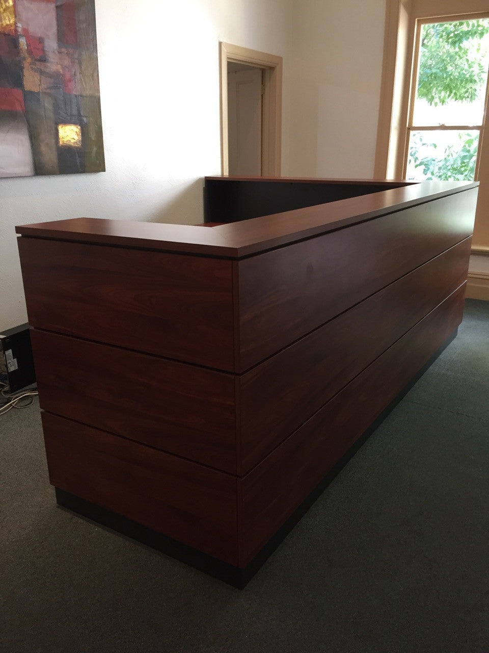 Custom Made Reception Desk Anz Office Furniture