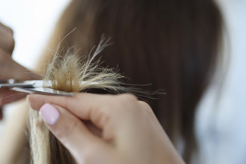 End of a Hair Strand