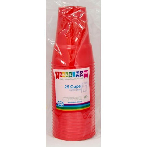 Red Cup - Plastic Cup Red 500ml Pk12 – The Party Shop Warehouse