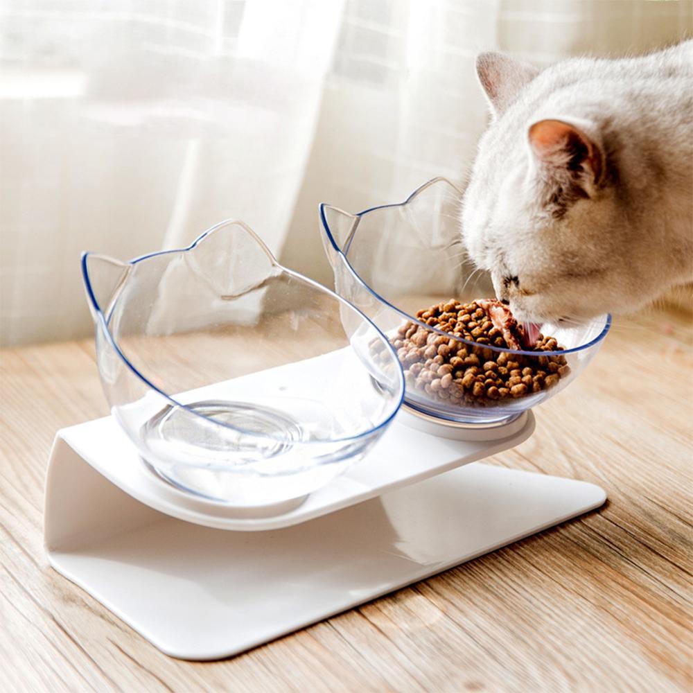 Anti-Vomiting Orthopedic Cat Bowl Anti slip Spine ...