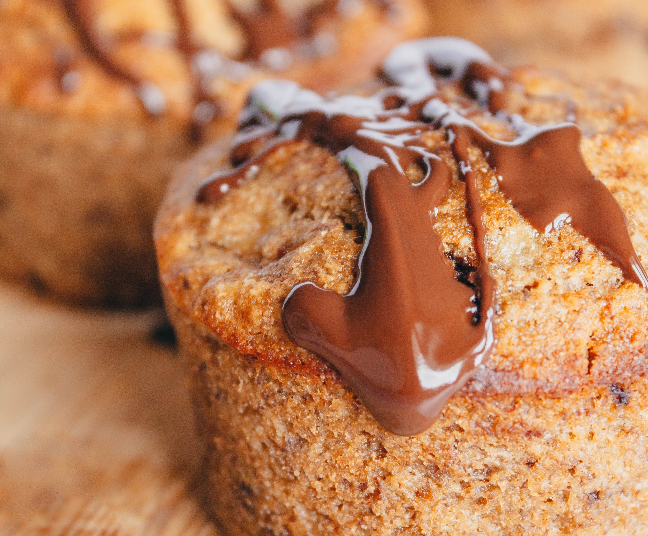 Vegan Banana Chocolate Chunk Muffins