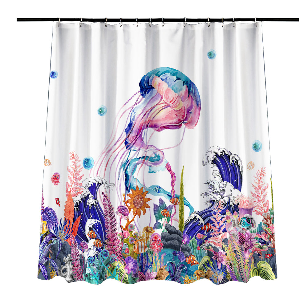 Jellyfish Shower Curtain Custhegift