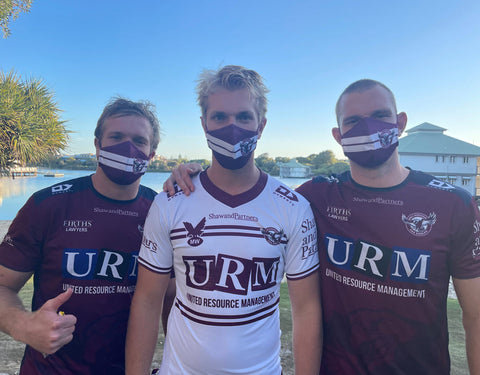 Manly Sea Eagles Face Mask