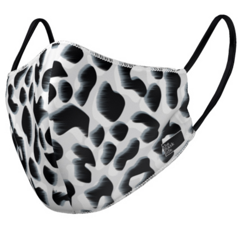 The Mask Life double sided face mask leopard