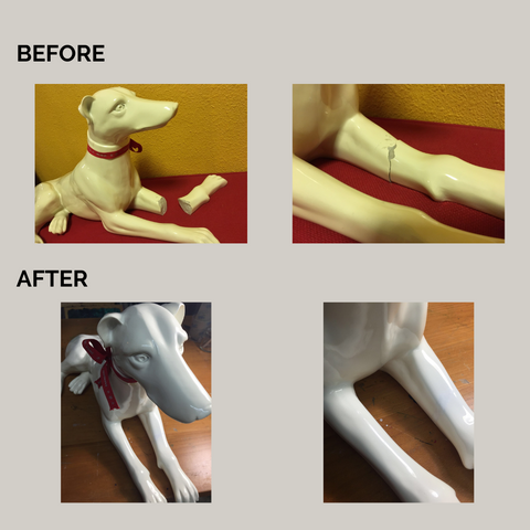 Restoration of a Dog Sculpture