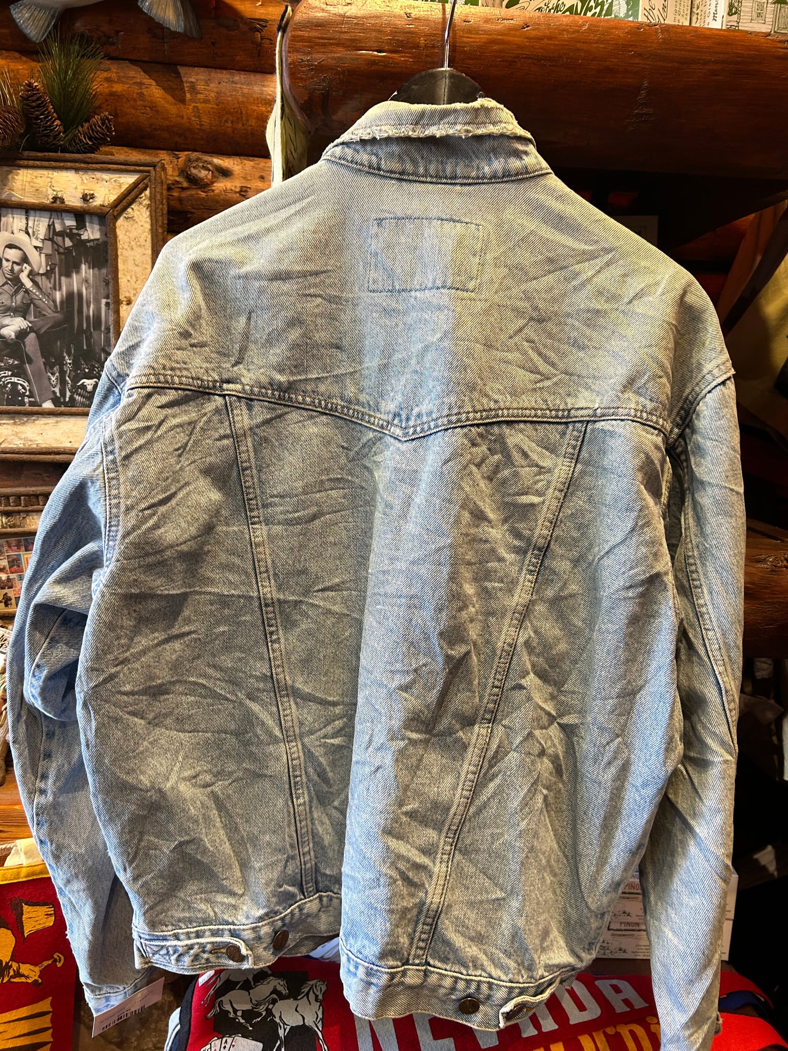 Vintage Wrangler Fade Out Denim Jacket, Large – Midwest Trader