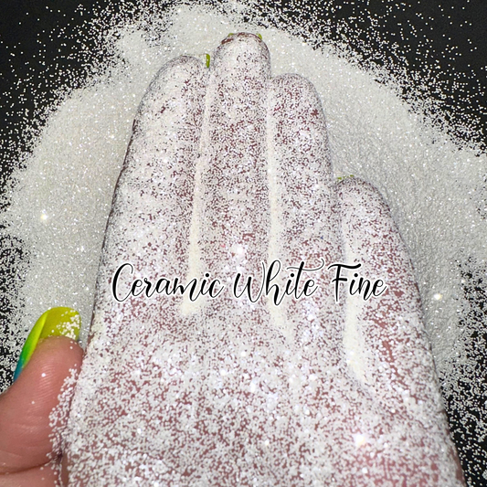 White glitter – Sparkly MeMaw LLC