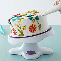 Turntable or lazy Suzan for custom cake decorator baker in Phoenix